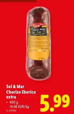Lidl Chorizo Iberico extra aanbieding