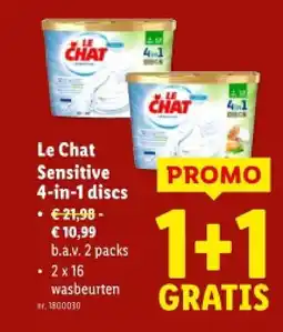Lidl Sensitive 4-in-1 discs aanbieding