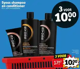 Kruidvat Syoss shampoo en conditioner aanbieding