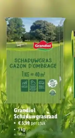 Lidl Schaduwgraszaad aanbieding