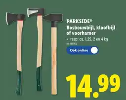 Lidl Bosbouwbijl, kloofbijl of voorhamer aanbieding