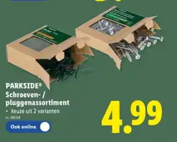 Lidl Schroevenpluggenassortiment aanbieding
