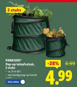 Lidl Pop-up tuinafvalzak, 2 stuks aanbieding