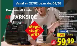 Lidl Accuschroefboormachine starterset, 20 V aanbieding