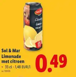 Lidl Limonade met citroen aanbieding