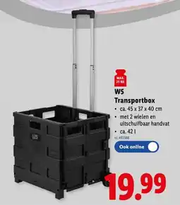 Lidl Transportbox aanbieding