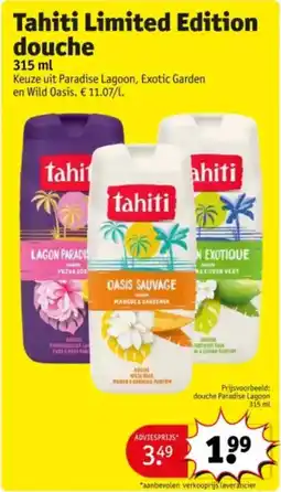 Kruidvat Tahiti limited edition douche aanbieding