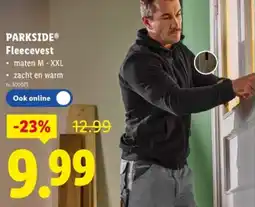 Lidl Fleecevest aanbieding
