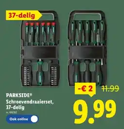 Lidl Schroevendraaierset, 37-delig aanbieding