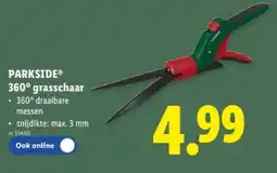 Lidl 360° grasschaar aanbieding