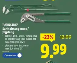 Lidl Sanitairtangenset/ pijptang aanbieding