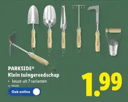 Lidl Klein tuingereedschap aanbieding