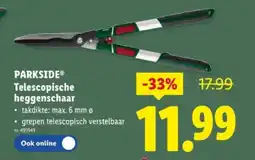 Lidl Telescopische heggenschaar aanbieding