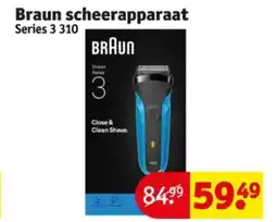 Kruidvat Braun scheerapparaat Series 3 310 aanbieding