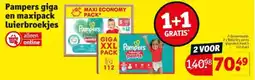 Kruidvat Pampers giga en maxipack luierbroekjes aanbieding