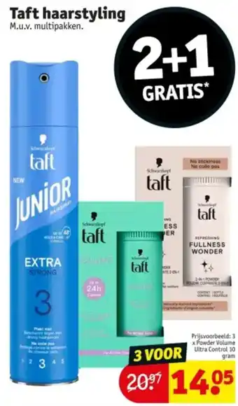 Kruidvat Taft Haarstyling aanbieding