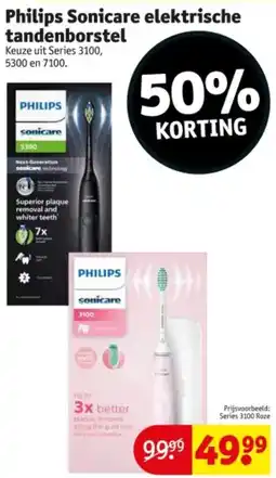 Kruidvat Philips Sonicare Elektrische Tandenborstel aanbieding