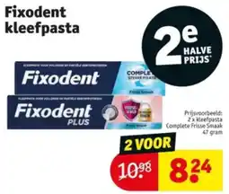 Kruidvat Fixodent Kleefpasta aanbieding