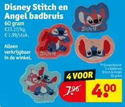 Kruidvat Disney Stitch en Angel badbruis aanbieding