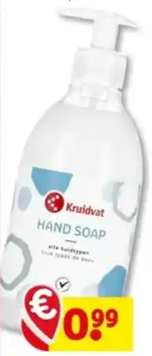 Kruidvat Kruidvat Hand Soap aanbieding