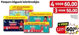 Kruidvat Pampers bigpack luierbroekjes aanbieding