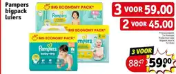 Kruidvat Pampers bigpack luiers aanbieding