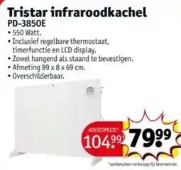 Kruidvat Tristar infraroodkachel aanbieding