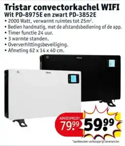 Kruidvat Tristar convectorkachel WIFI aanbieding