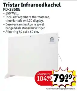 Kruidvat Tristar Infraroodkachel aanbieding