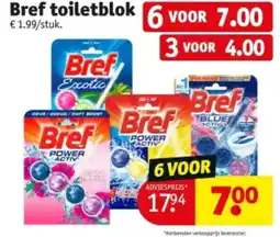 Kruidvat Bref toiletblok aanbieding