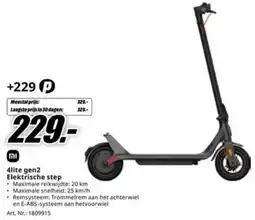 MediaMarkt 4lite gen2 Elektrische step aanbieding