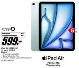 MediaMarkt apple iPad Air 2025 M3 aanbieding
