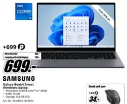 MediaMarkt Samsung Galaxy Book 4 Windows Laptop aanbieding