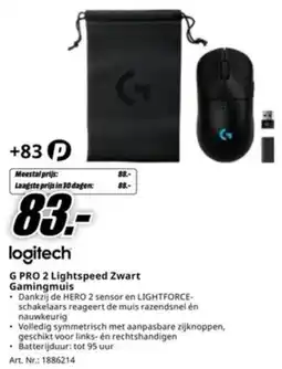 MediaMarkt Logitech Gamingmuis aanbieding