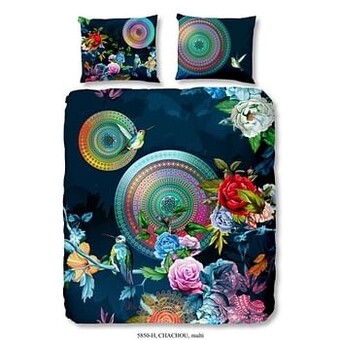 Leen Bakker Hip dekbedovertrek Chachou - veelkleurig - 140x200/220 cm - Leen Bakker aanbieding