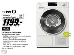 MediaMarkt Miele TWD 640 WP EcoSpeed Warmtepompdroger aanbieding