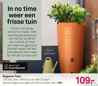 Karwei Regenton Tube aanbieding