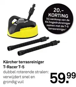 Karwei Kärcher terrasreiniger T-Racer T-5 aanbieding