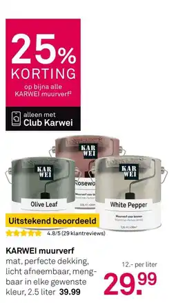 Karwei Karwei muurverf aanbieding