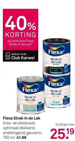 Karwei Flexa Strak in de Lak aanbieding