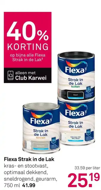 Karwei Flexa Strak in de Lak aanbieding