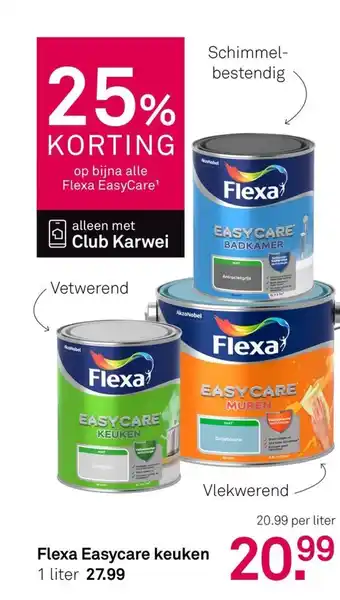 Karwei Flexa Easycare keuken aanbieding