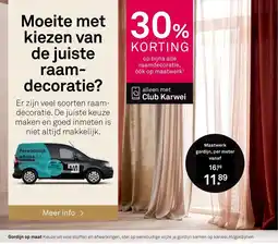 Karwei Gordijn op maat aanbieding
