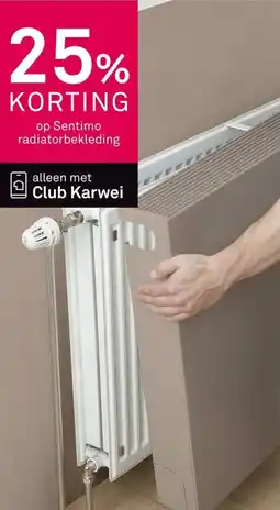 Karwei Op sentimo radiatorbekleding aanbieding