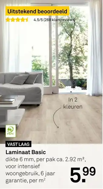 Karwei Laminaat Basic aanbieding