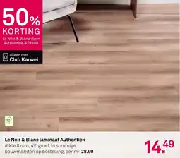 Karwei Le Noir & Blanc laminaat Authentiek aanbieding