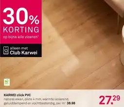 Karwei Karwei click PVC aanbieding