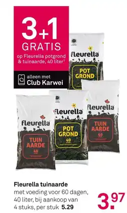Karwei Fleurella tuinaarde aanbieding