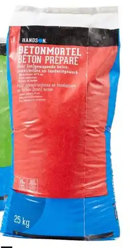 Karwei Handson betonmortel aanbieding