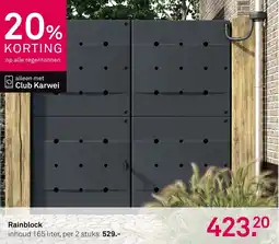 Karwei Rainblock aanbieding